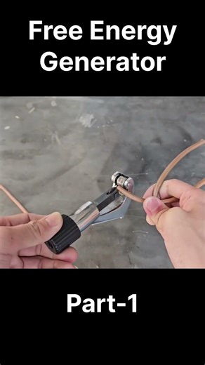 How To Make Free Electricity Generator Part-1 #shorts