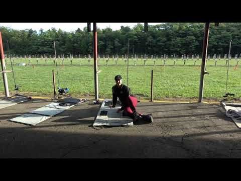 Matalyn E and Ginny Thrasher at the 2020 American Smallbore Shooting Championships.