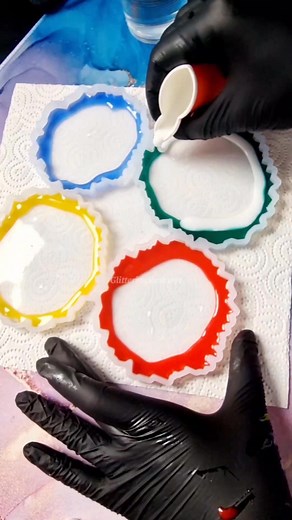 ✨️Resin Coasters with the newly released pigment paste from Teexpert Resin Art ✨️Epoxy Resin Crystal Clear from ⬆️ Teexpert Resin Art. ✨️ All the products used are available in my Amazon storefront - linktree in my bio 😍 #glitteringresinart #resincraft #coasters #resincoasters #resinobsessed #resinartwork #resinlovers #resinbloom #resinpigments #PigmentPaste #resinartist #epoxyresinart #epoxycoasters #handmade #smallbusinessuk | Glittering Resin Art