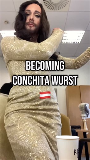 Klemen | 🎄Dec 15 - Becoming Conchita Wurst (2014) 🇦🇹🔥 Follow me (👉🏻@klemenslakonja) for more. Final transformation coming later today! 👀... | Instagram