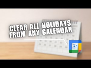 ⚡️ How to Remove Holidays in Google Calendar Mobile? Clear All Holidays from any Calendar | Tutorial