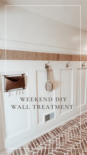 524K views · 8.5K reactions | Full Blog Tutorial dropping 2/28 at timberandtwinehome.com!“You’re allowed to love new things. 﫶” Check out @hillhousediaries original masterpiece and why I fell head over heels with this wall treatment!Such a fun weekend project! Are you brave enough to try it? Audio: Josie Balka #walltreatment #boardandbatten #hallwayinspo #mudroom | Timber&Twine | Facebook