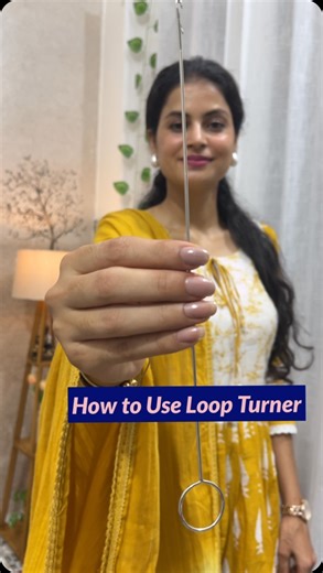 Bhawna Meenia on Instagram: "How to use Loop Turner #colourofthreads #sewing #fashion #sewingtulle #instagram #viralreels #stitching @meeshoapp"