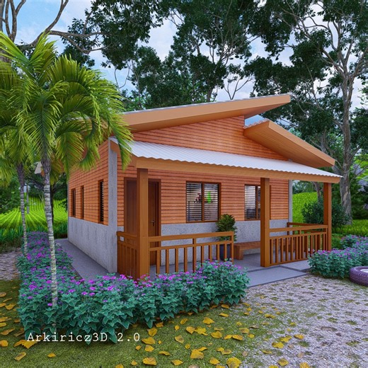 House Design on Instagram: "Simple House Design💚💚💚 #fblifestyle"