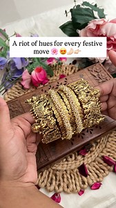 Add a touch of celebration to your look with our festive wear bangles—crafted to sparkle with every movement. Designed in rich, vibrant hues and accented with subtle shine, these bangles perfectly complement traditional outfits for weddings, pujas, and festive gatherings [festive wear bangles] [traditional Indian bangles] [ethnic party wear bangles] [wedding bangle set] [bridal bangles online] [colourful festive bangles for women] [lightweight festival jewellery] [handcrafted wedding bangles] [m