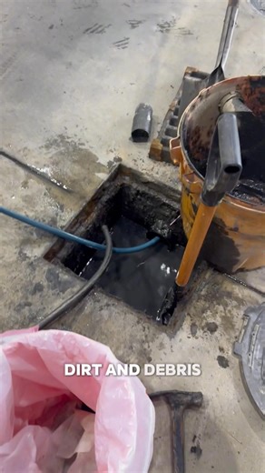 Finished this up today. This storm drain needed a full cleanout — oil, dirt, and debris completely blocking it. Zip has licensed plumbers who can handle big jobs, small jobs, and everything in between. Homes or businesses. $99 drain cleaning special available. | Zip Appliance & Plumbing Repair