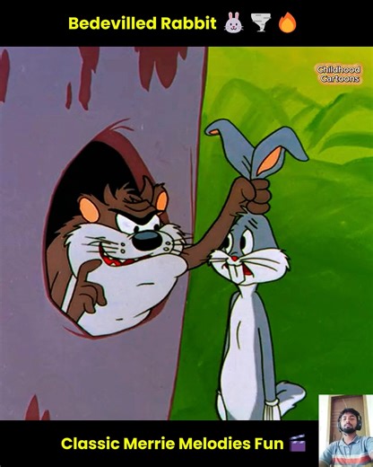 32K views · 1.3K reactions | Bedevilled Rabbit ️ Bugs Bunny Outwits the Ferocious Tasmanian Devil!  Classic Merrie Melodies Adventure!  | Childhood Cartoons | Facebook