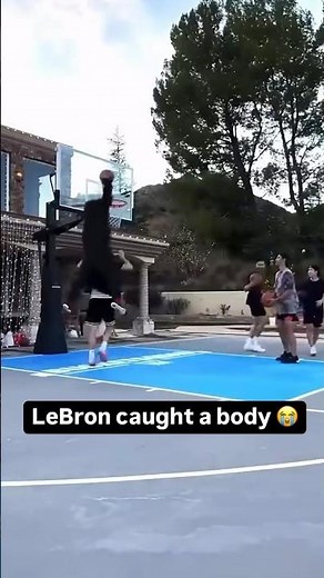 Bron couldn’t miss his opportunity 😭