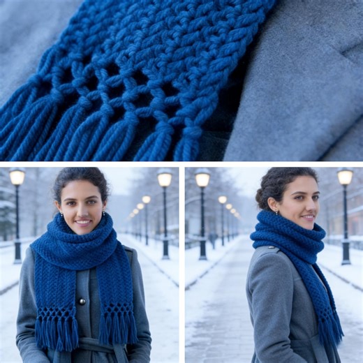Easy Herringbone Crochet Scarf Pattern PDF - Instant Download for Beginners & Experts - Etsy Australia