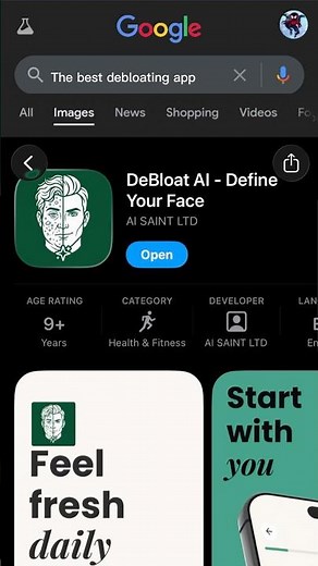 Wondering how to get a more defined looking face? Download DeBloat AI - Define Your Face
