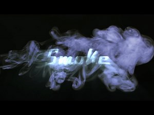 Using smoke to reveal some text ✔