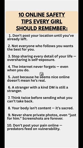 10 Online Safety Tips Every Girl Should Remember 🛡️ | Protect Yourself Online Before It’s Too Late