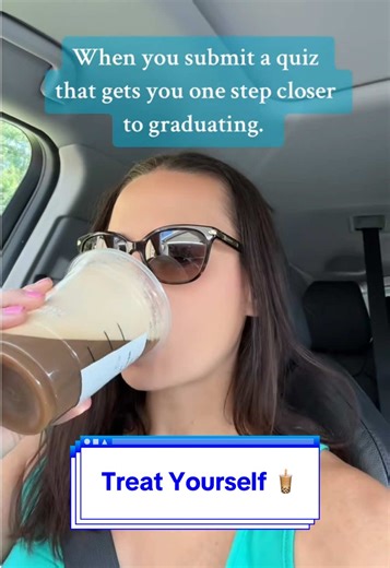 Submitting an assignment = treating yourself 🧋 #USCareerInstitute #TreatTime #OnlineLearning #CareerTraining #FYP