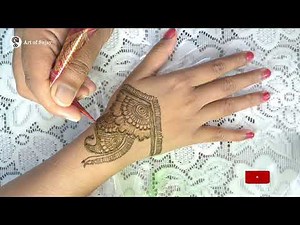 Chhath Puja special mehndi design || simple mehndi design ‪@ArtofSujay‬