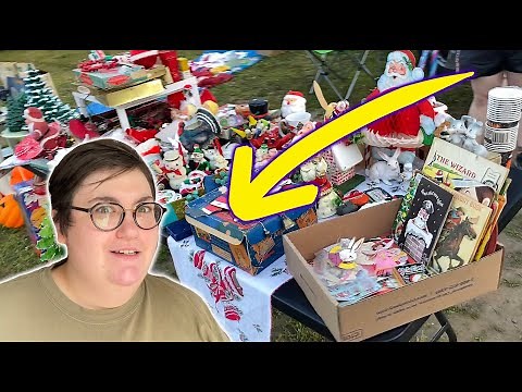 WAS IT WORTH IT? SELLING at a FLEA MARKET for the FIRST TIME + THRIFTING!