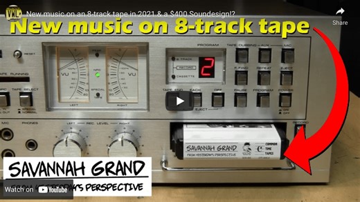 How does new music sound on an 8-track tape?