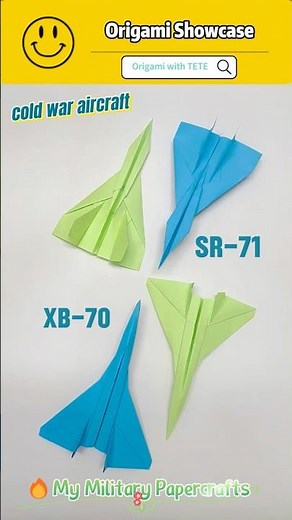 Origami XB-70 Valkyrie & SR-71 Blackbird | Paper Airplane Showcase