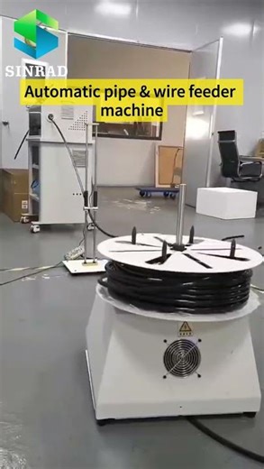 automatic wire & pipe feeder machine #wireharness #pipefeeder #cableFeeder