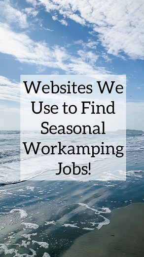 We’ve been getting LOTS of questions and DMs about how we find our work camping jobs so here’s all the info!!! For us, work camping means we’re usually living at a campground for a season in an area we want or need to be in while we work for them for both our site and wages. We aren’t retirement age, so this is our only source of income on the road! #whynotwander2 #whynotwander #workampingwednesday #workcampingwednesday #nomadlife #nomadliving #seasonalwork #seasonaljobs #adventurejobs #fulltime