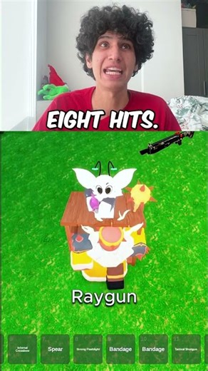 Different Weapons Versus Cultist King #roblox #shorts