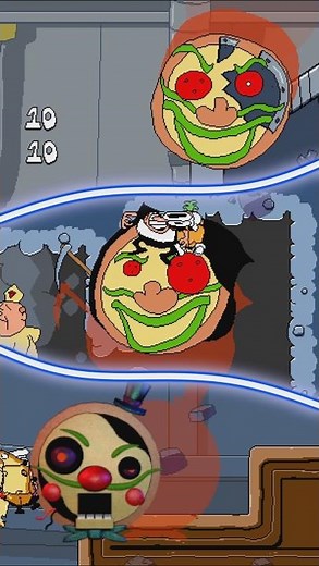 EVEN MORE PIZZAFACES in Pizza Tower Lap 3 Deluxe 🔥 Pizza Tower Mods Shorts #pizzatowershorts