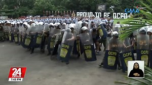 Ngayon pa lang, pinaghahandaan na ng Quezon City Police District ang lahat ng pwedeng mangyari sa araw ng SONA sa Lunes. | GMA News