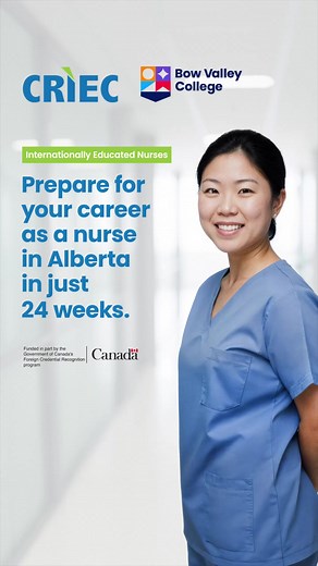 Unlock your potential with funded training, NCLEX preparation, and personalized guidance. Start your nursing career in Canada today. | Calgary Region Immigrant Employment Council | Facebook