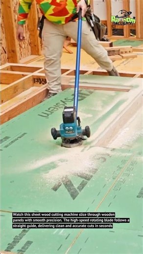 Satisfying Sheet Wood Cutting Machine | Perfect Straight Cut!