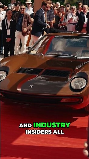 Rome's Luxury Car Show Unveiling Rare Lamborghini Masterpieces!