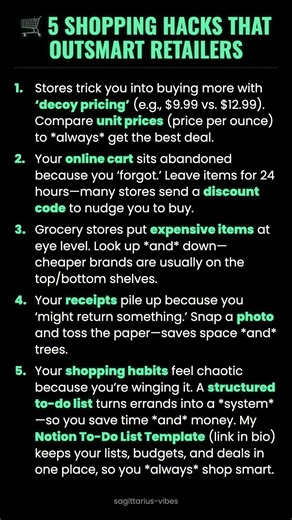 🛒 5 Shopping Hacks That Outsmart Retailers #ad (Verify Info)