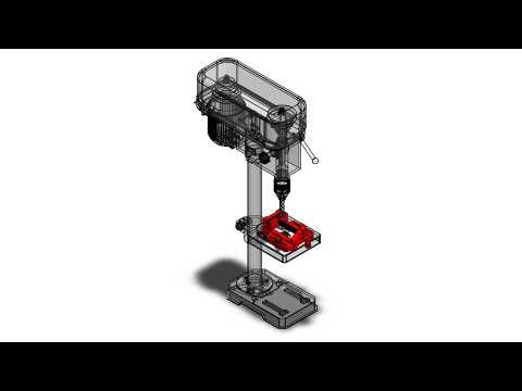 Drill Press SolidWorks Tutorial Part 7 | Vise Design & Sub-Assembly