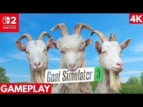 Goat Simulator 3 | Nintendo Switch 2 Upgrade Gameplay | 4K | Absolute Madness