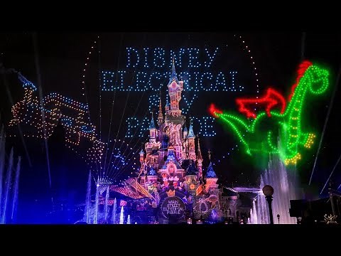 Disney Electrical Sky Parade | Drone Show | Disneyland Paris Premiere | 2024