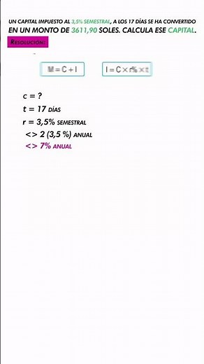 Aplicaciones del Interés Simple // Como resolver problemas de Interes simple