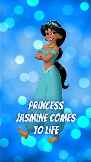 ✨🌙 Princess Jasmine Comes to Life—A Story of Courage & Freedom! 🏰🐅#disney #aladdin #princess