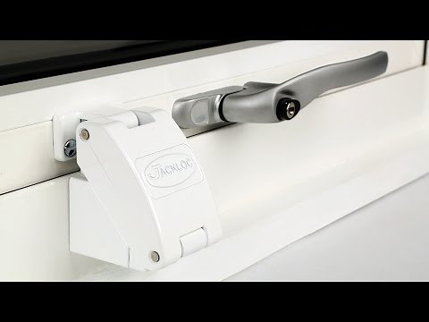 Jackloc Folding Window Restrictor (not universal) - Fitting Instructions