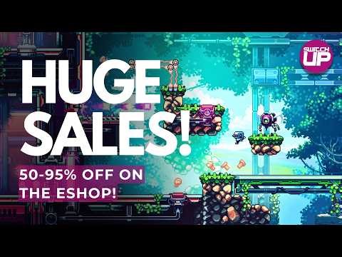 A HUGE Nintendo Eshop Sale | 50% - 95% off these GREAT GAMES!