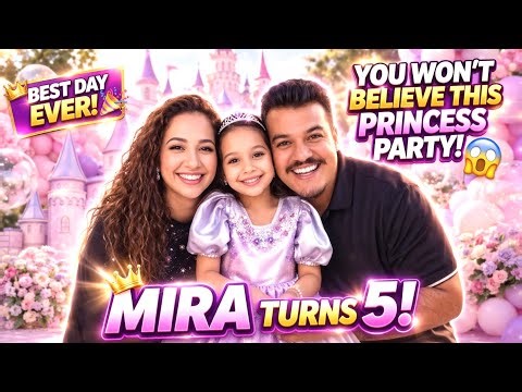 She Had NO Idea What We Planned for Her 5th Birthday… 👑😳