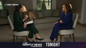 “We will deal with election night and the days after as they come and we have the resources and the expertise and the focus on that as well.” In a new one-on-one interview with Hallie Jackson, Kamala Harris discusses her campaign’s strategy if Donald Trump disputes the election results. | NBC Nightly News with Tom Llamas