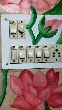switchboard painting | easy wall painting ideas | wall painting #art #walldecor #switchboard