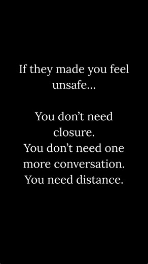 If They Made You Feel Unsafe!