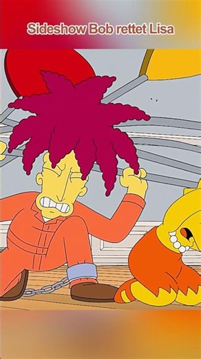 Sideshow Bob rettet Lisa #foryou #simpsons #shorts #movie