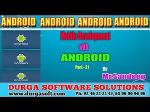 Android || Mobile Development with Android Part - 21