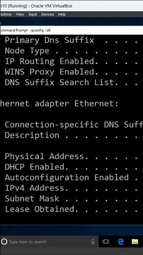 "ipconfig" command - Find DHCP server IP address. #shorts #shortsfeed