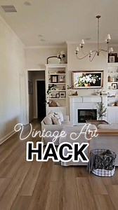 1.4M views · 17K reactions | A very simple trick to upscale room any in your home #vintageart #livingroomdecor #homedecor | Julie's Designs & Signs | Facebook