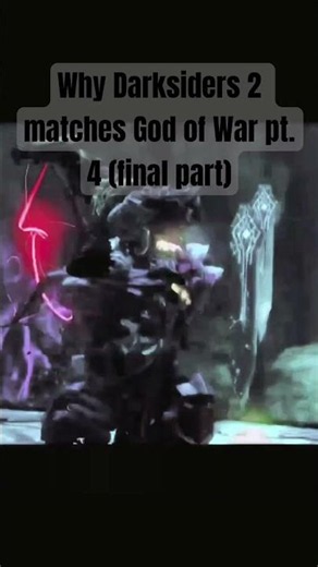Why Darksiders 2 matches God Of War pt. 4 #shorts #gaming #ps5 #aura #power #death #darksiders #vita