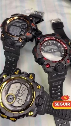 Relógio Digital Masculino À Prova D'Água Cronômetro De Pulso Silicone Led Original Militar Esportivo