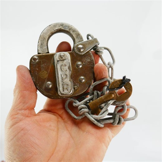 Vintage CPR Padlock Key Railroad Lock Mitchell Canada - Etsy