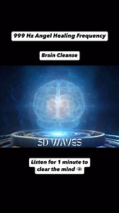 999 Hz Frequency Pure Tone Meditation | Listen for 1 minute at a comfortable volume to clear the mind. How do you feel? Comment FREQUENCY & I’ll send you a download of every Solfeggio Pure Tone in one package 🙏 #meditation #meditationmusic #mentalhealth #solfeggiofrequencies #frequency #brainwaves #spiritualjourney #soundtherapy #thetawaves #999hz | 5D Waves