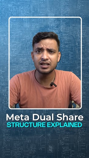 Capital Origin on Instagram: "Dual Share Structure of META Meta (Facebook) – Dual Share Structure (Detailed Summary) • Meta follows a dual-class share structure • Dual-class = same ownership, different voting power • Meta has Class A & Class B shares • Class A shares – Publicly traded on NASDAQ – Held by retail & institutional investors – 1 share = 1 vote • Class B shares – Mostly held by Mark Zuckerberg – Not traded publicly – 1 share = 10 votes • Because of Class B shares: – Mark owns less eco